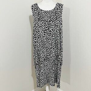Chico’s Pretty Petals Ellie Knee-Length Sleeveless Dress
